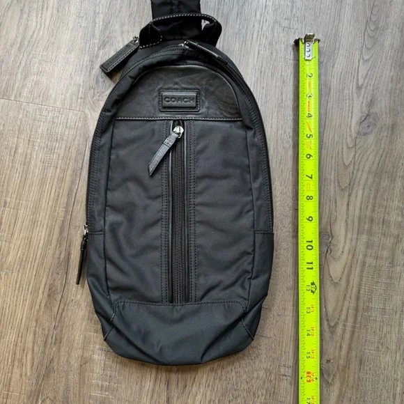 Coach Varick Nylon and Leather Sling Bag - Picture 3 of 9